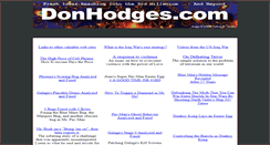 Desktop Screenshot of donhodges.com