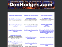 Tablet Screenshot of donhodges.com